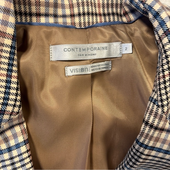 ✨ Simons Contemporaine Boyfriend Blazer – Relaxed Fit, Size 2 Beige 💼✨ - Picture 2 of 16
